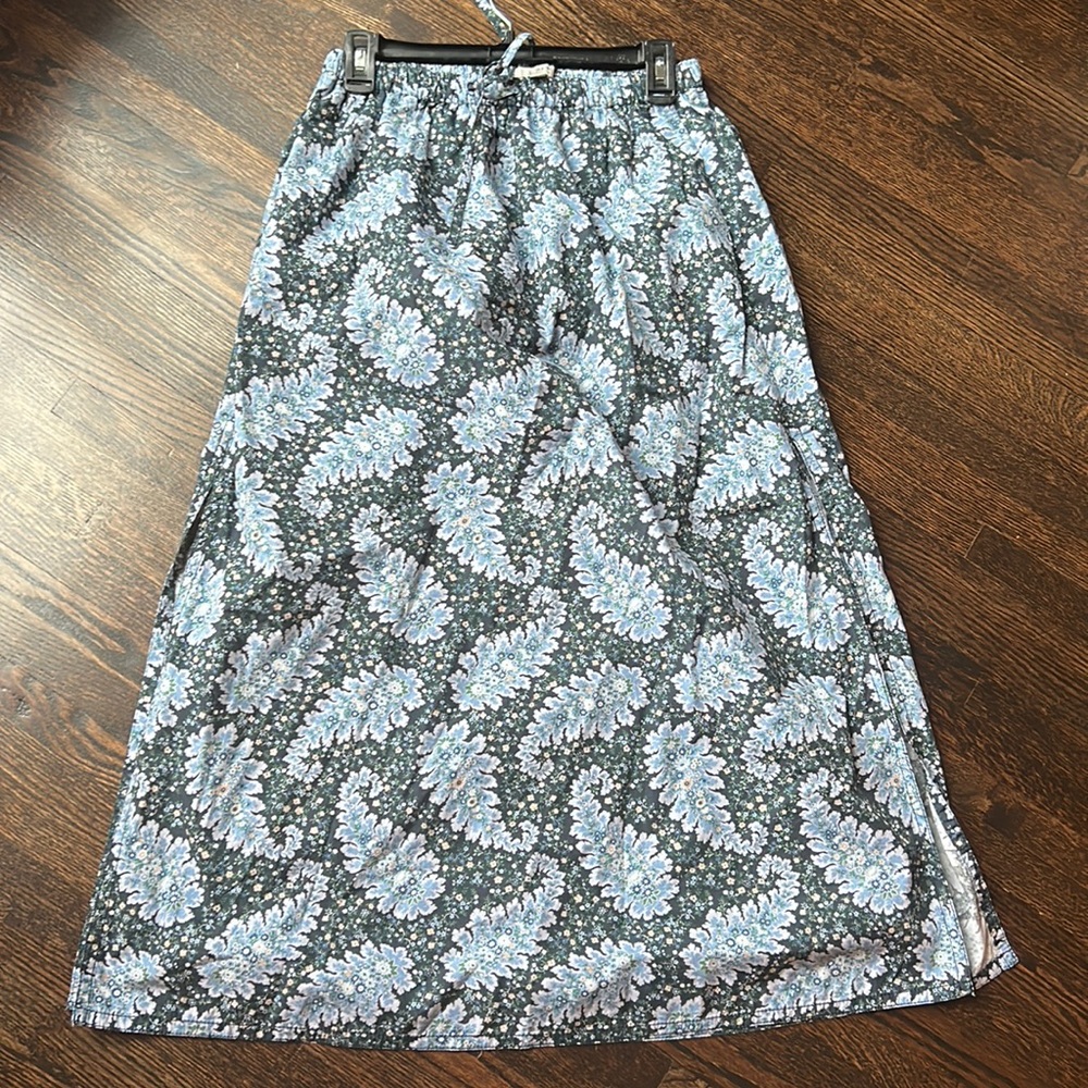 J. crew Floral maxi skirt